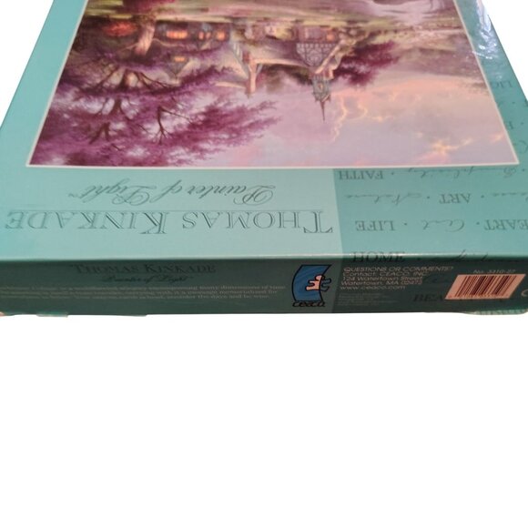 Ceaco Thomas Kinkade 1000 Piece Vintage 2001 Jigsaw Puzzle Clocktower Cottage - Picture 6 of 8